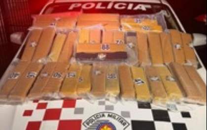 Mulher de 19 anos é presa com mais de 35 quilos de maconha em hotel em Araçatuba
