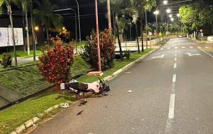 Motociclista morre em acidente em avenida de Birigui