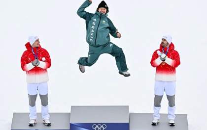 Após ouro histórico, Lucas Braathen cai no slalom e Brasil celebra melhor marca em Olimpíadas de Inverno