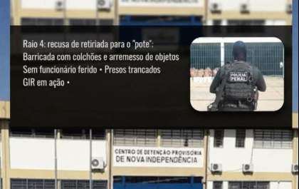 Motim no CPD de Nova Independência