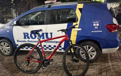 Guarda Municipal recupera bicicleta furtada em Araçatuba