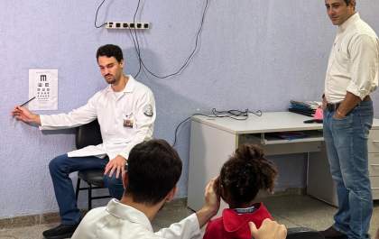 Mutirão Oftalmológico garante avaliação visual aos alunos do 1º ano da rede municipal de Araçatuba