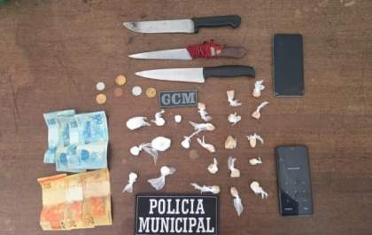 Guardas municipais prendem 3 acusados de tráfico em Birigui