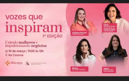 Evento solidário ‘Vozes que Inspiram’ comemora o Dia da Mulher em shopping