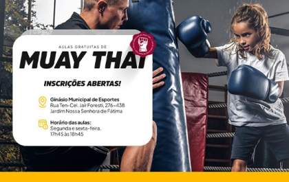 Birigui abre inscrições para aulas gratuitas de Muay Thai&nbsp;