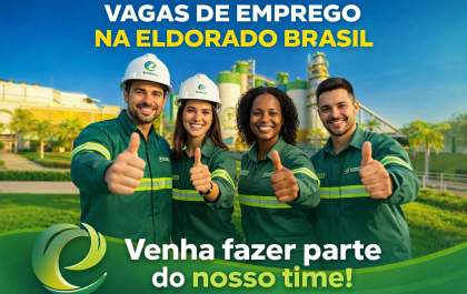 Eldorado Brasil abre vagas de emprego em MS e SP