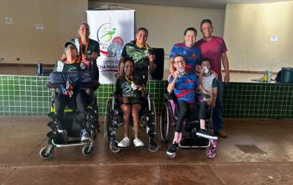 Atletas de Três Lagoas conquistam ouro e prata no 4º Open de Bocha Paralímpica em Campo Grande