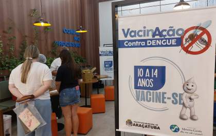 Shopping de Araçatuba recebe ação especial de vacinação contra HPV e dengue