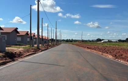 Obras do Conjunto Habitacional Violetas I e II em Três Lagoas atingem 89,5% de conclusão