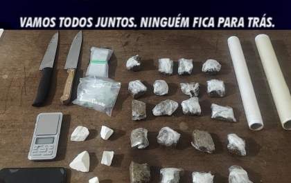Jovem é preso pela PM por tráfico em Buritama
