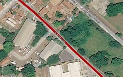 Trecho da Rua Abraão Matar recebe recapeamento nesta segunda-feira (23)
