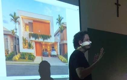 Do traço ao realismo em segundos: imersão em IA transforma projetos arquitetônicos no Unisalesiano