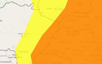 Três Lagoas está em alerta para chuva nesta quarta-feira