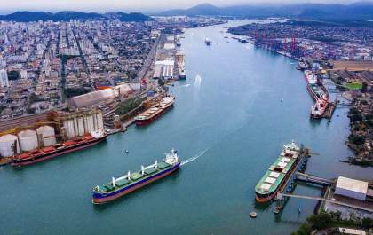 Porto de Santos recebe R$ 2 bilhões para terminal de celulose