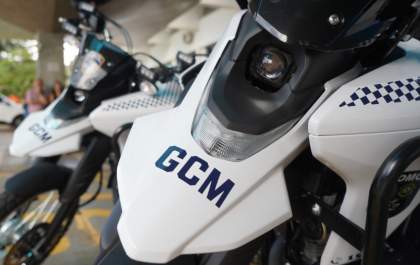 Prefeitura entrega motos para reforçar patrulhamento da Guarda Municipal em Araçatuba