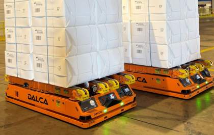 Em iniciativa pioneira, Suzano adota robôs autônomos para movimentação de celulose&nbsp;