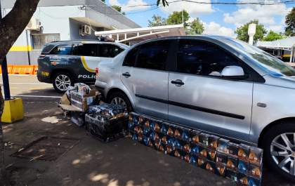 Polícia prende homem transportando 4,5 mil cigarros eletrônicos do Paraguai