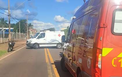 Acidente grave na vicinal da Rondon, em Andradina