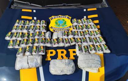 Droga escondida em tanque de combustível é apreendida na BR-158