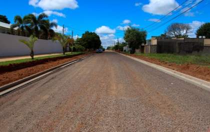 Obras no Jardim Alvorada chegam a 40% e avançam em Três Lagoas