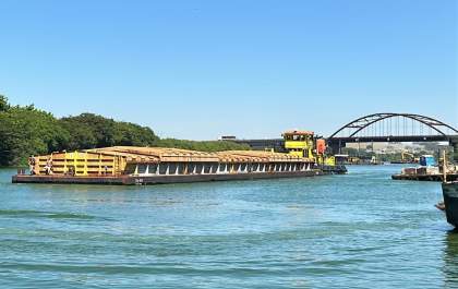 Obra na Hidrovia Tietê-Paraná está 97% concluída