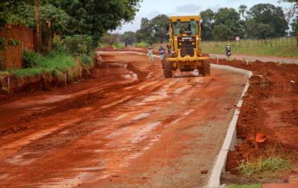 Av. Custódio Andrews avança e chega a 70% das obras em Três Lagoas