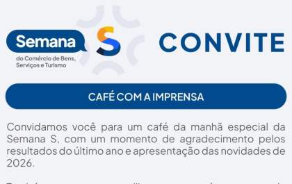 Sistema Comércio promove café com a imprensa para lançamento da Semana S 2026