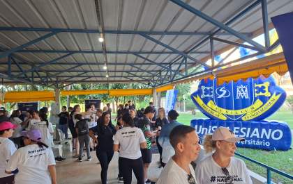 Unisalesiano participa do Circuito SEST de Saúde e leva atendimentos gratuitos à população