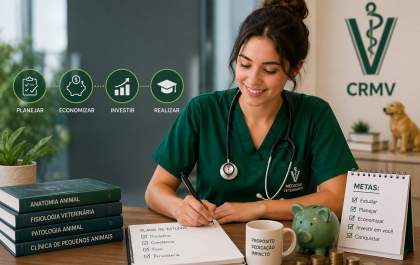 O caminho para o CRMV: como o planejamento financeiro viabiliza sua carreira