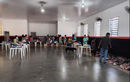 Sargento promove bazar solidário em Aracanguá
