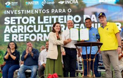 Governo federal formaliza contrato de R$ 15 milhões para construção de fábrica de leite em pó em Andradina