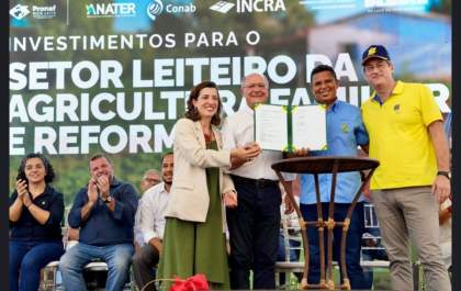 Com investimento de R$ 909 milhões, Governo do Brasil impulsiona cadeia do leite e avanço da reforma agrária