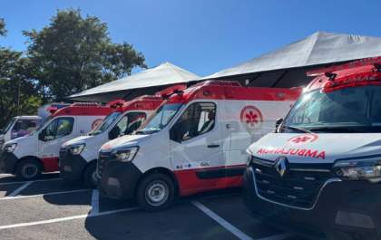 Araçatuba recebe duas ambulâncias do Samu do governo federal
