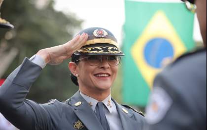 Coronel Glauce Anselmo Cavalli assume como 1ª comandante da PM de São Paulo em 200 anos