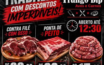 Frango Bip anuncia promoção especial para o Dia do Trabalho com cortes a preços acessíveis