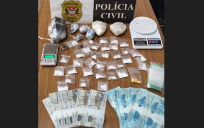Adolescente é apreendida pela Polícia Civil com meio quilo de pasta base de cocaína