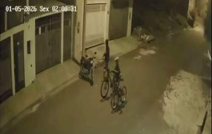 Câmeras flagram furto de moto em Birigui