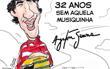 Charge: Ayrton Senna do Brasil!