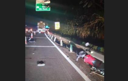 Motociclista morre após cair com moto na Elyeser