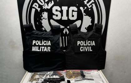 Força-tarefa prende suspeito de execuções em série e apreende arsenal em Três Lagoas