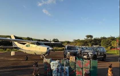 Polícia Militar prende 6 e apreende mais de 500 quilos de pasta base de cocaína transportados em avião
