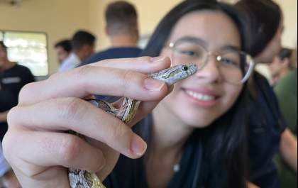 Imersão prática capacita alunos de Medicina Veterinária no manejo de animais silvestres e exóticos