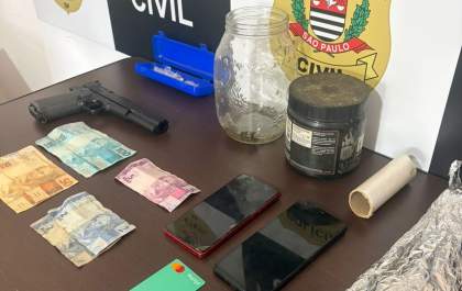 Polícia Civil prende 4 em operação contra o tráfico de drogas em Avanhandava