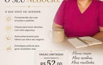 Workshop propõe reflexão sobre emoções e crescimento nos negócios femininos