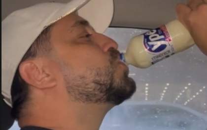 Homem que apareceu em vídeo bebendo de frasco da Ypê era brincadeira com iogurte, diz autor