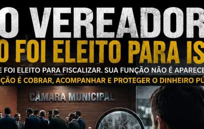 Vereadores estão cumprindo seu verdadeiro papel? Reflexão levantada por Fernando Lourenço nos leva a pensar