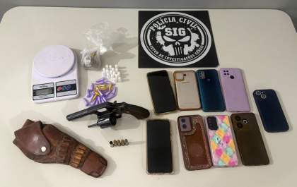 Operação prende cinco suspeitos e apreende drogas, armas e dinheiro em Três Lagoas