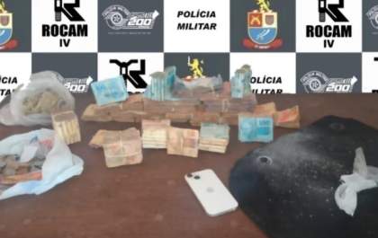 PM de Birigui surpreende suspeito de tráfico de drogas com mais de R$ 100 mil no carro