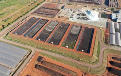 Suzano zera envio de resíduos a aterros industriais e transforma material em insumos agrícolas em Três Lagoas (MS)