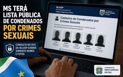 MS terá lista pública de condenados por crimes sexuais